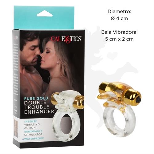 Anillo con vibrador Gold